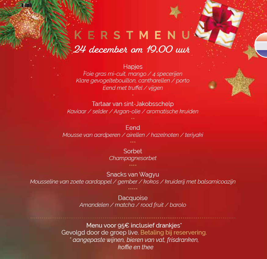 Kerstarrangementen · Van der Valk